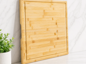Square Bamboo Butcher Block Thick Juice Groove