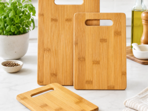 Reversible Bamboo Board Set Smooth Surface (3-Piece)