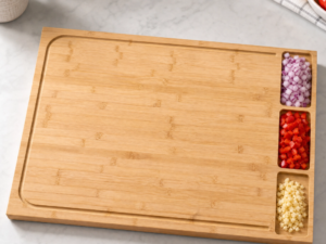 Extra Large Bamboo Board with Detachable Legs & Lip