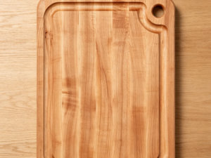 Maple Edge-Grain Board Juice Groove & Grip Hole